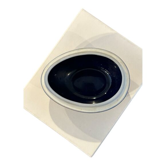 LIMOGES CASTEL‎ Cobalt Blue Easter Egg Trinket Box  22 k Gold - Picture 5 of 14